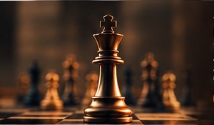 Chess piece representing strategic M&A decision-making